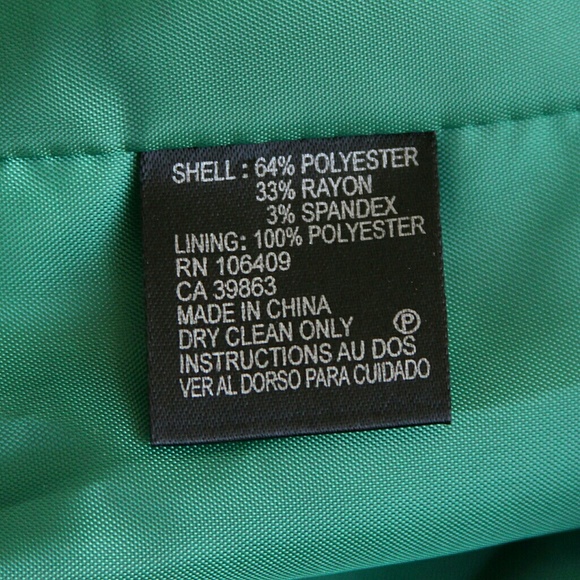 NWOT / Tahari Green Blazer /18W - Picture 7 of 8